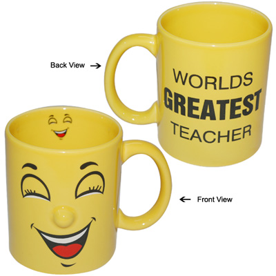 "Smiley Mug Teacher -1109-code002 - Click here to View more details about this Product
